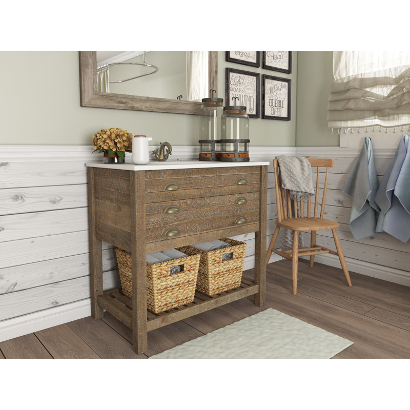 Birch Lane™ Leila 36" Single Bathroom Vanity Set & Reviews Wayfair